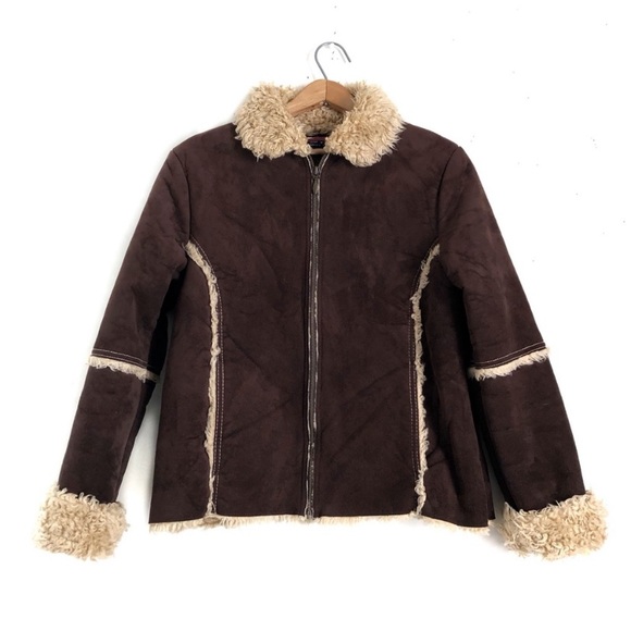 SOLD Denver Hayes Faux Sherpa Jacket - Picture 2 of 5